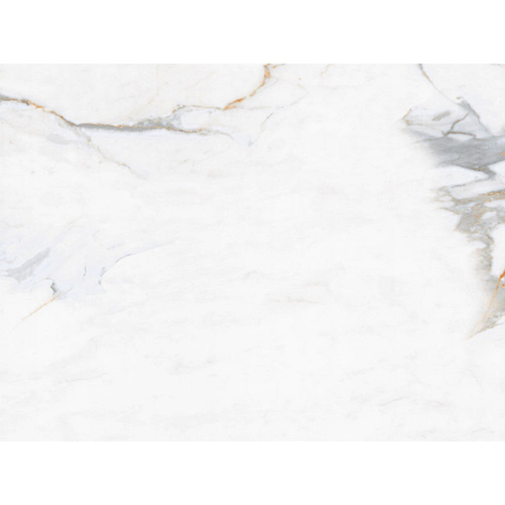 MS International 32" x 96" Azure Regal Calacatta Polished Porcelain Panel