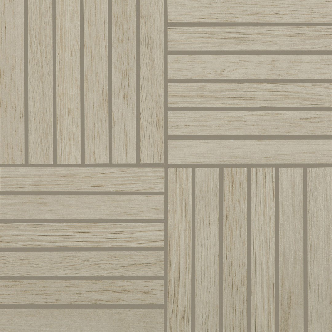 Crossville 12" x 12" Nest Unpolished Porcelain 1x6" Mosaic