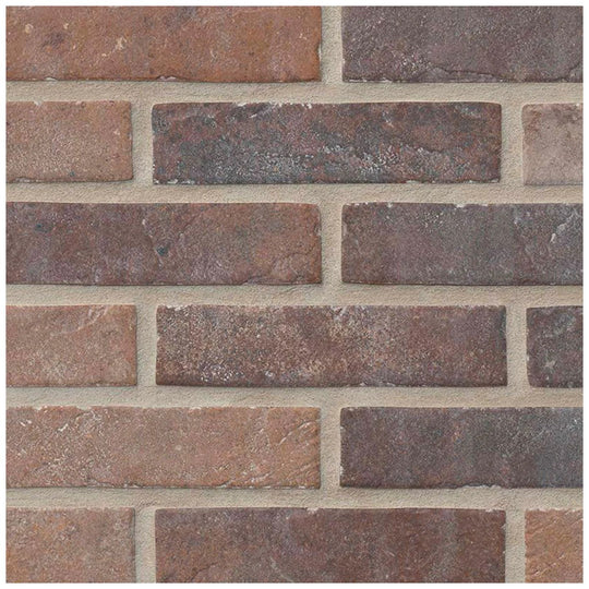 MS International Brickstone Brick 2" x 10" Matte Porcelain Tile