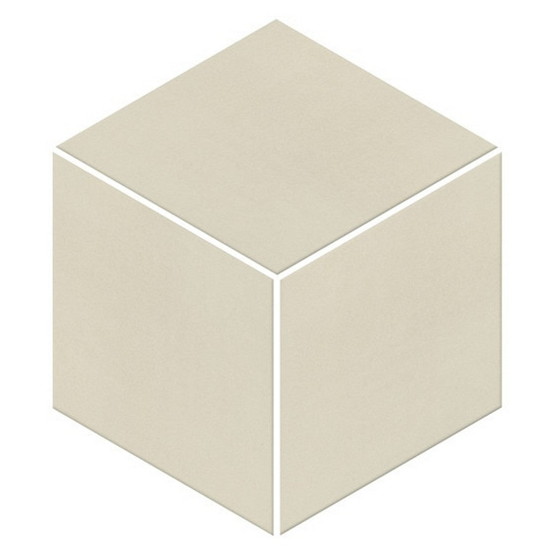 American Olean 11.5" x 11.5" Neoconcrete Matte Porcelain 3D Cube Mosaic