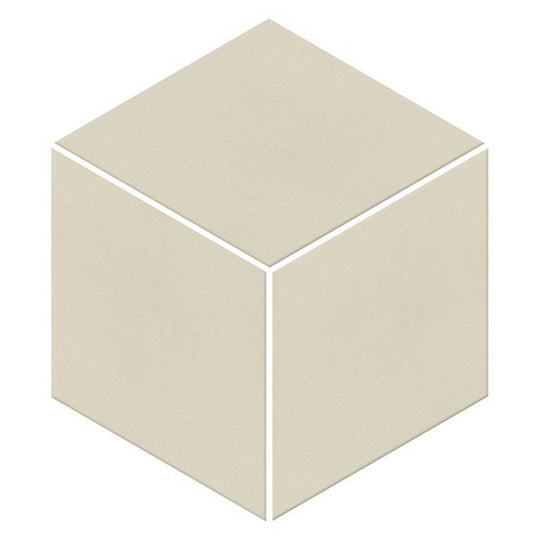 American Olean 11.5" x 11.5" Neoconcrete Matte Porcelain 3D Cube Mosaic