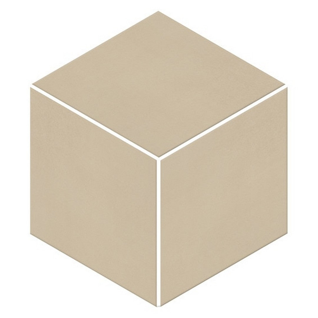 American Olean 11.5" x 11.5" Neoconcrete Matte Porcelain 3D Cube Mosaic