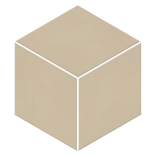 American Olean 11.5" x 11.5" Neoconcrete Matte Porcelain 3D Cube Mosaic