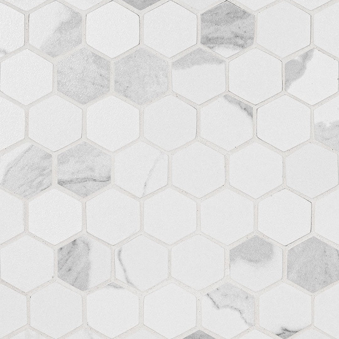 MS International Eden 12" x 12" Matte Porcelain Hexagon 2x2 Mosaic