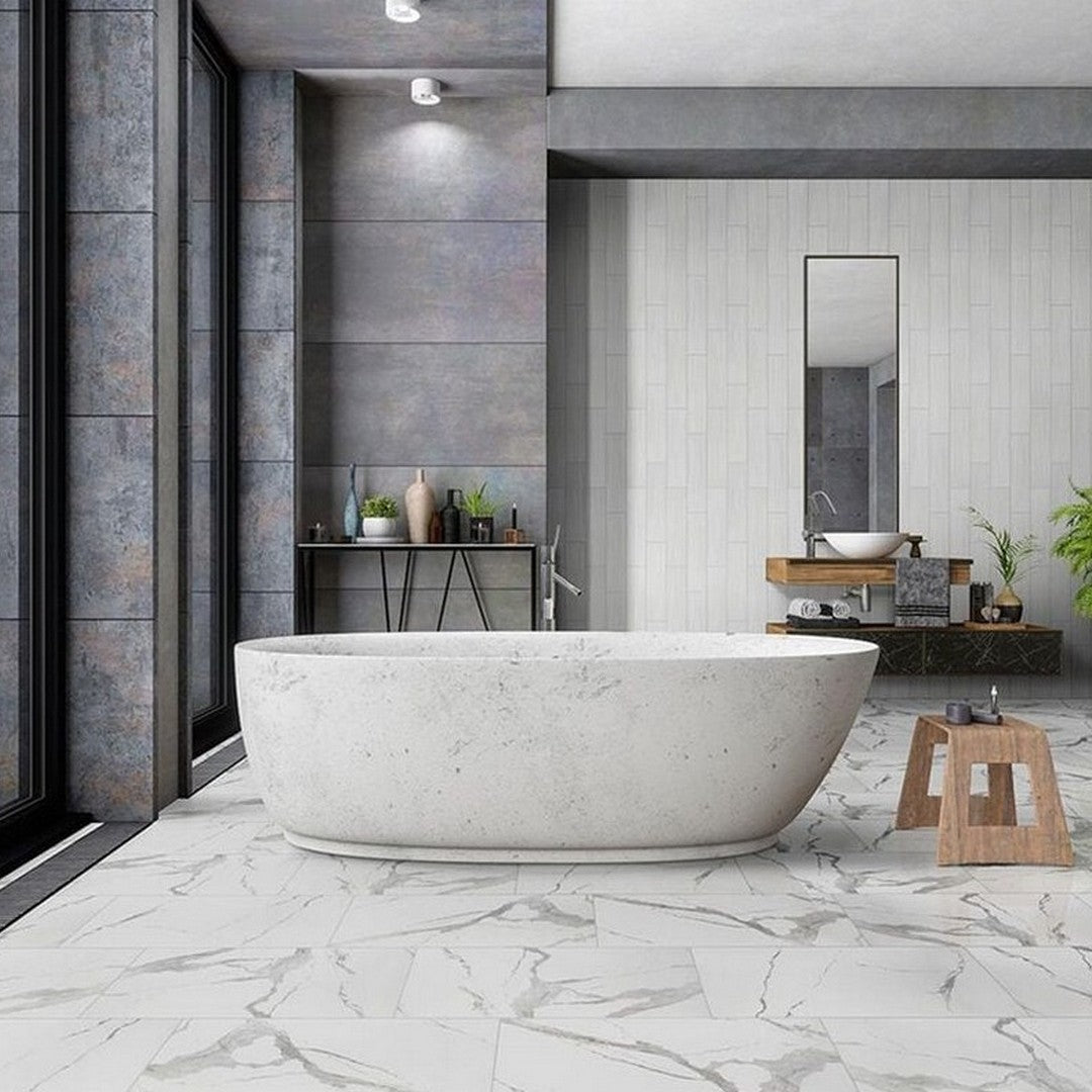 MS-International-Eden-12-x-24-Polished-Porcelain-Tile-Statuary-White-Cool