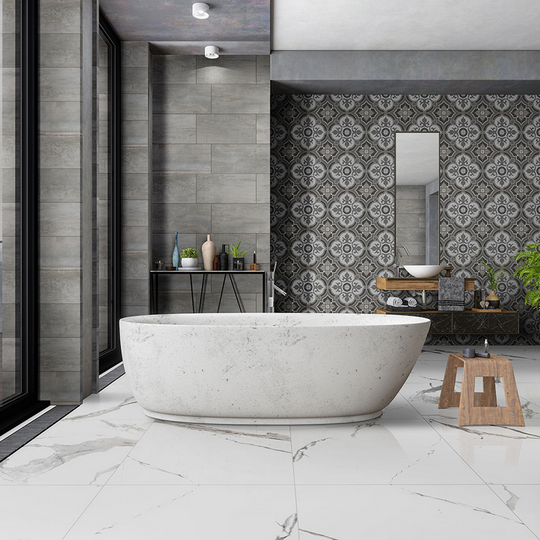 MS-International-Eden-32-x-32-Polished-Porcelain-Tile-Statuary-White-Cool