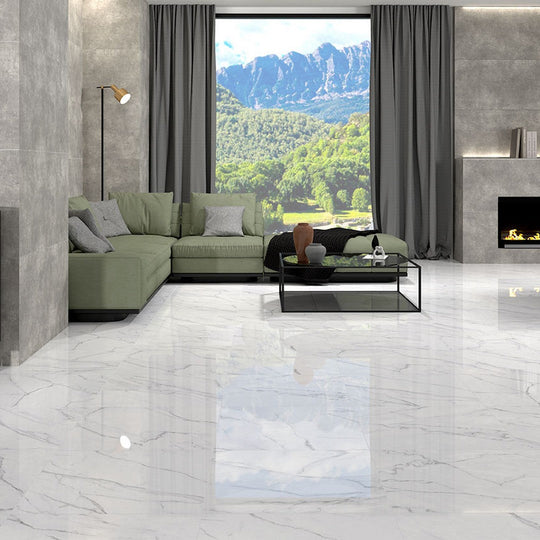 MS-International-Kaya-24-x-48-Polished-Porcelain-Glazed-Tile-Calacatta-Venato-White-Warm