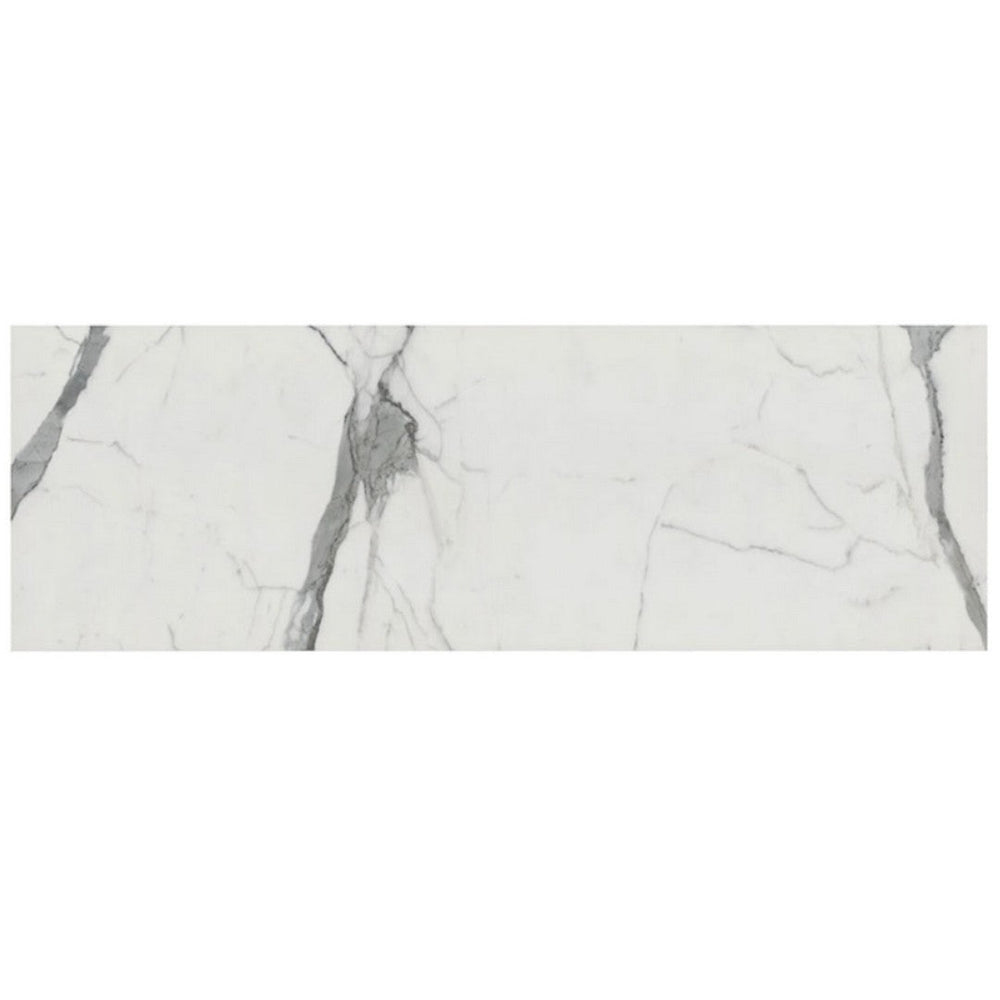 MS International 32" x 72" Montblanc Statuario Polished Porcelain Panel