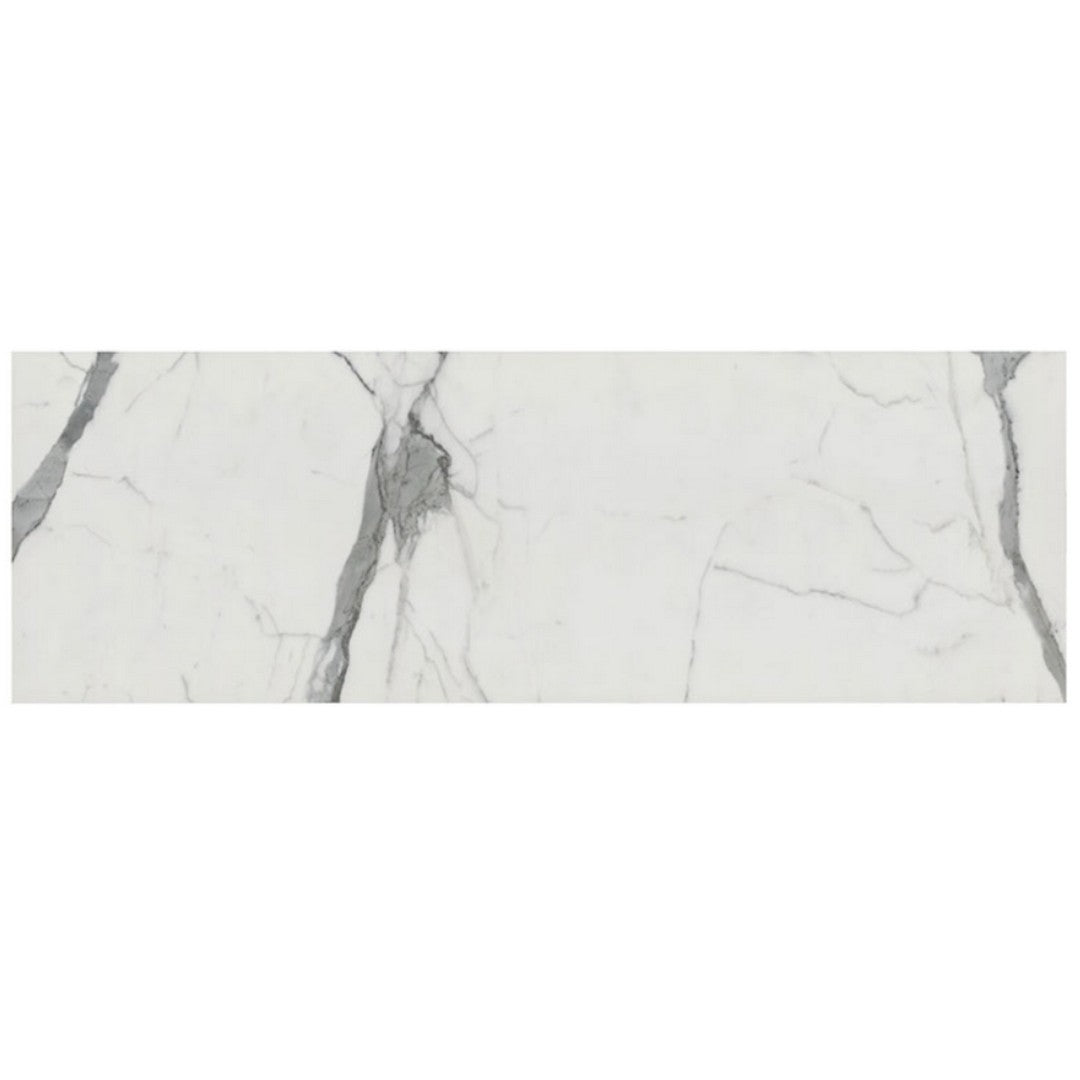 MS International 32" x 72" Montblanc Statuario Polished Porcelain Panel
