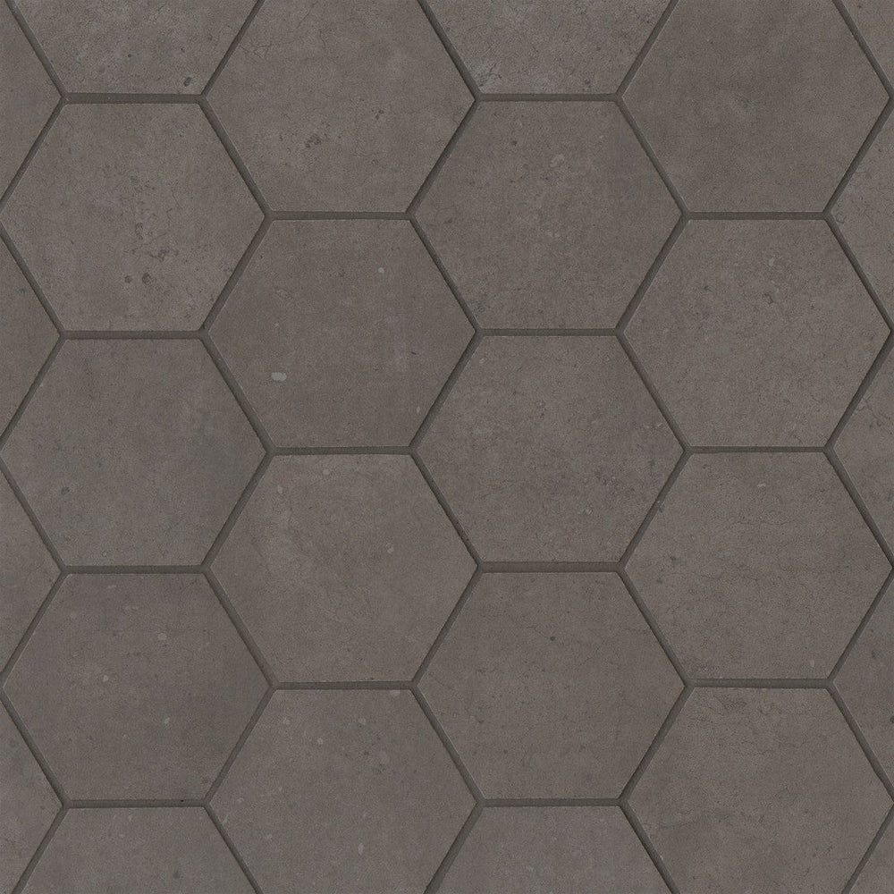 Bedrosians Materika 10.25" x 11.75" Matte Porcelain Hex Mosaic