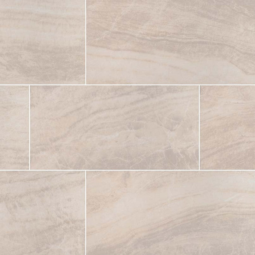 MS International 12" x 24" Praia Polished Porcelain Tile