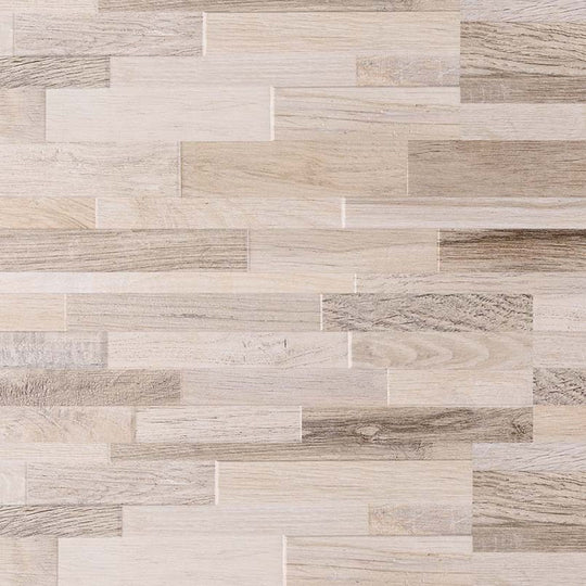 MS International Dekora Rainforest Natural 6" x 24" Matte Glazed Porcelain Stacked Ledgerstone Panel