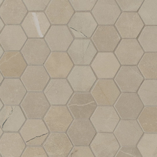 MS International Sande 12" x 12" Matte Porcelain Hexagon 2" Mosaic