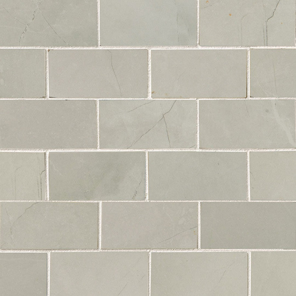 MS International Sande 12" x 12" Polished Porcelain Brick 2x4 Mosaic