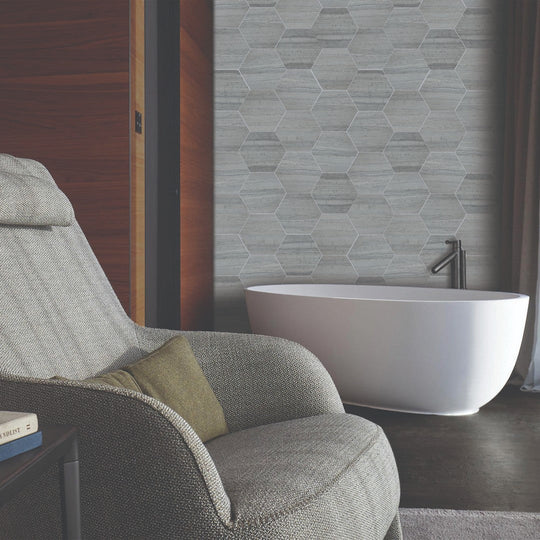 Tesoro-6-x-7-Haisa-Blue-Honed-Natural-Stone-Hexagon-Tile-Haisa-Blue