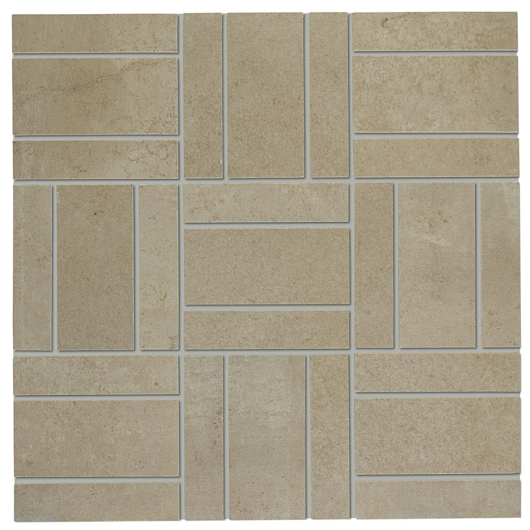 Crossville 12" x 12" Notorious Unpolished Porcelain Mosaic