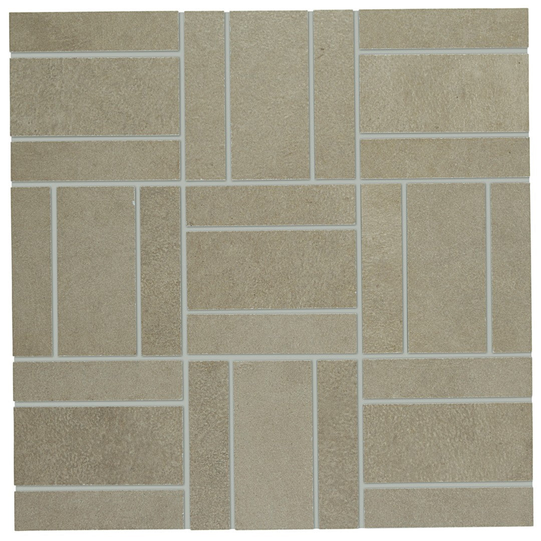 Crossville 12" x 12" Notorious Unpolished Porcelain Mosaic