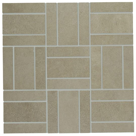 Crossville 12" x 12" Notorious Unpolished Porcelain Mosaic
