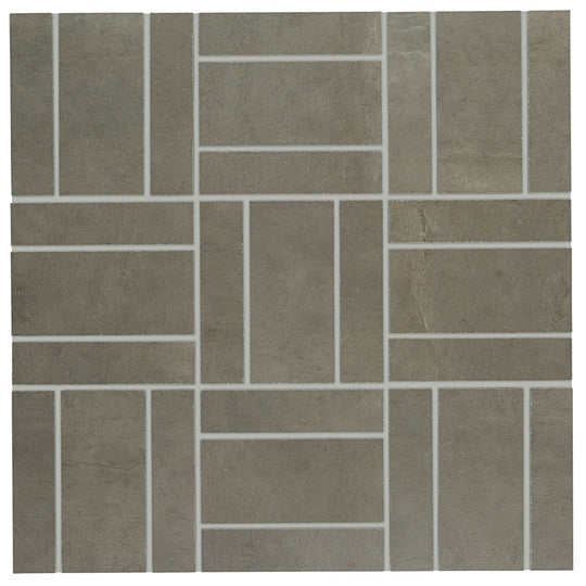 Crossville 12" x 12" Notorious Unpolished Porcelain Mosaic