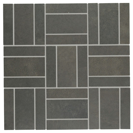 Crossville 12" x 12" Notorious Unpolished Porcelain Mosaic