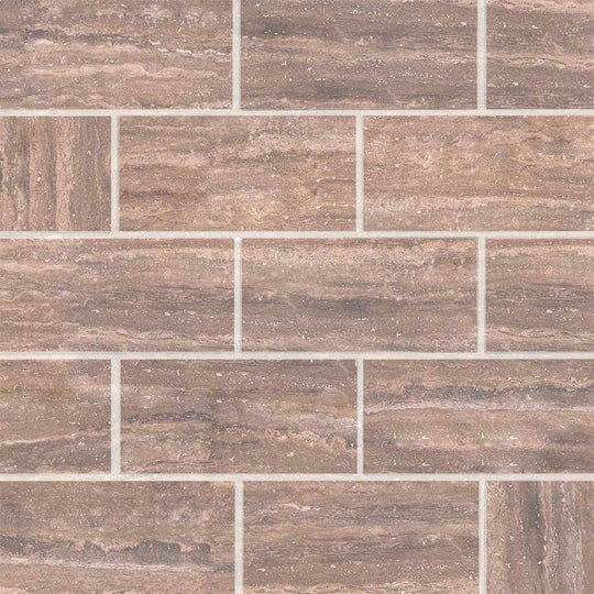 MS International Veneto 12" x 12" Polished Porcelain Brick 2x4 Mosaic