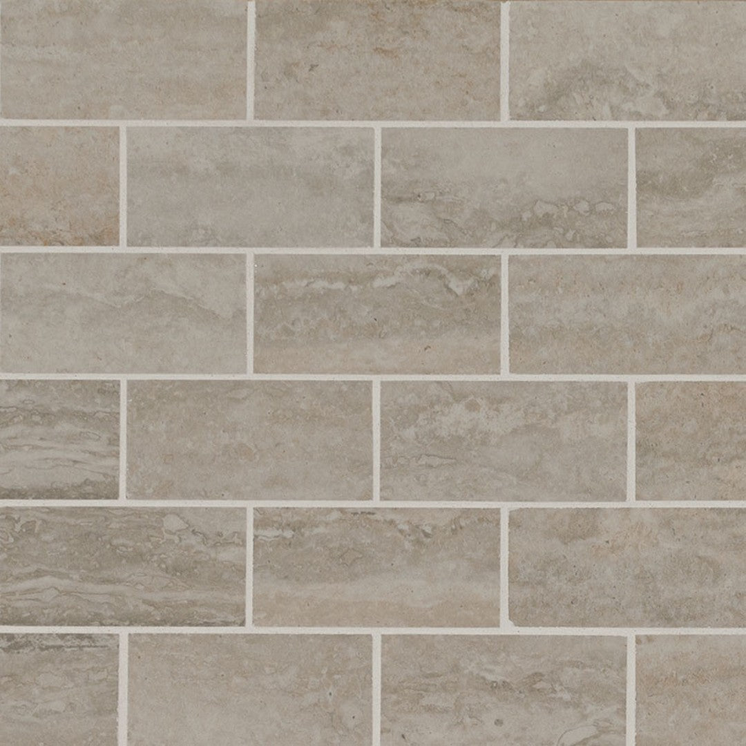 MS International Veneto 12" x 12" Polished Porcelain Brick 2x4 Mosaic