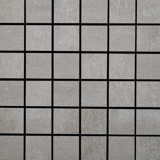 Crossville 12" x 12" Native Metal Unpolished Porcelain 2" Mosaic