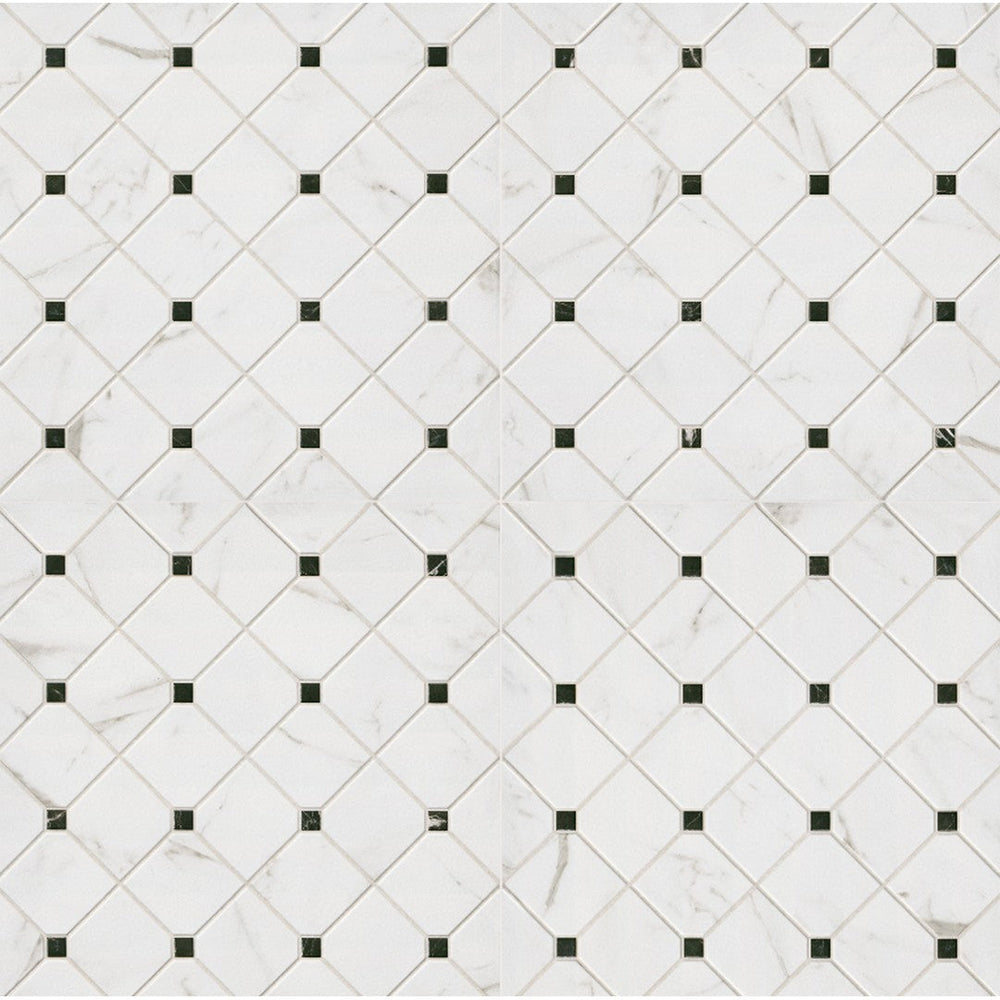 MS International 17" x 17" Casa Bianchi Matte Porcelain Tile