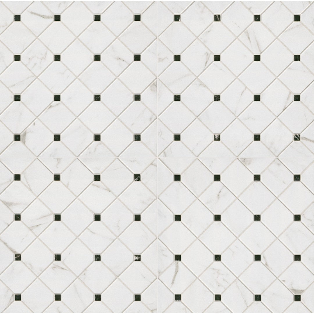 MS International 17" x 17" Casa Bianchi Matte Porcelain Tile
