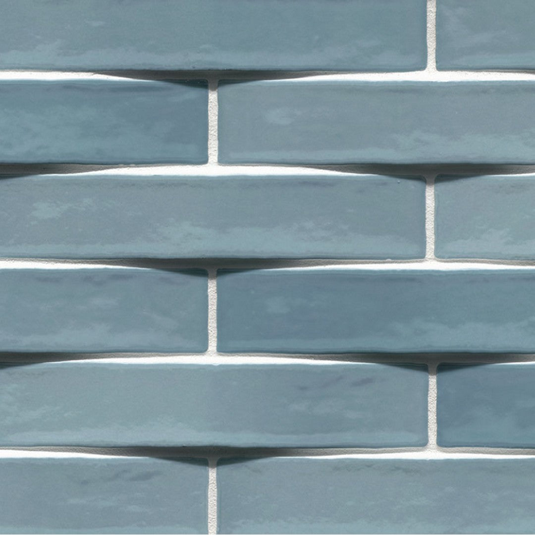 MS International 2" x 10" Convex Glossy Ceramic 3D Wall Tile