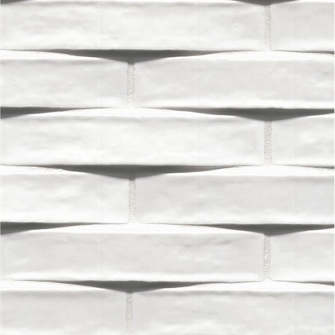 MS International 2" x 10" Convex Glossy Ceramic 3D Wall Tile