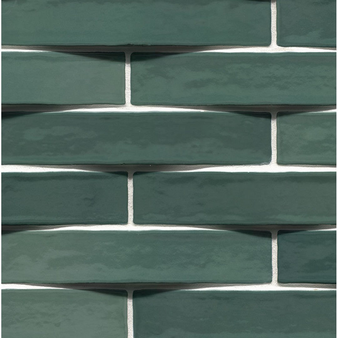 MS International 2" x 10" Convex Glossy Ceramic 3D Wall Tile