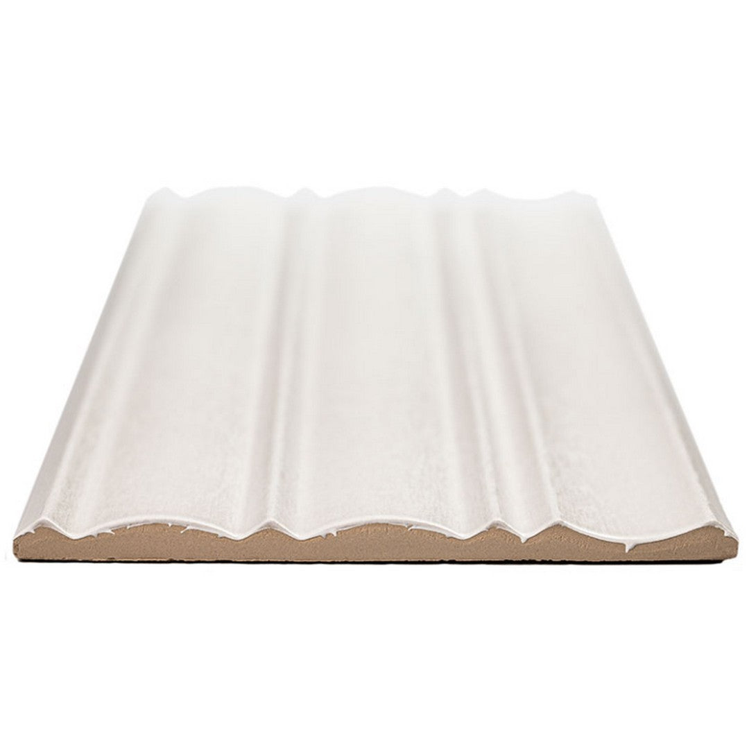 MS International 7" x 16" Folk Satin 3D Extruded Design Fluted Porcelain Wall Tile