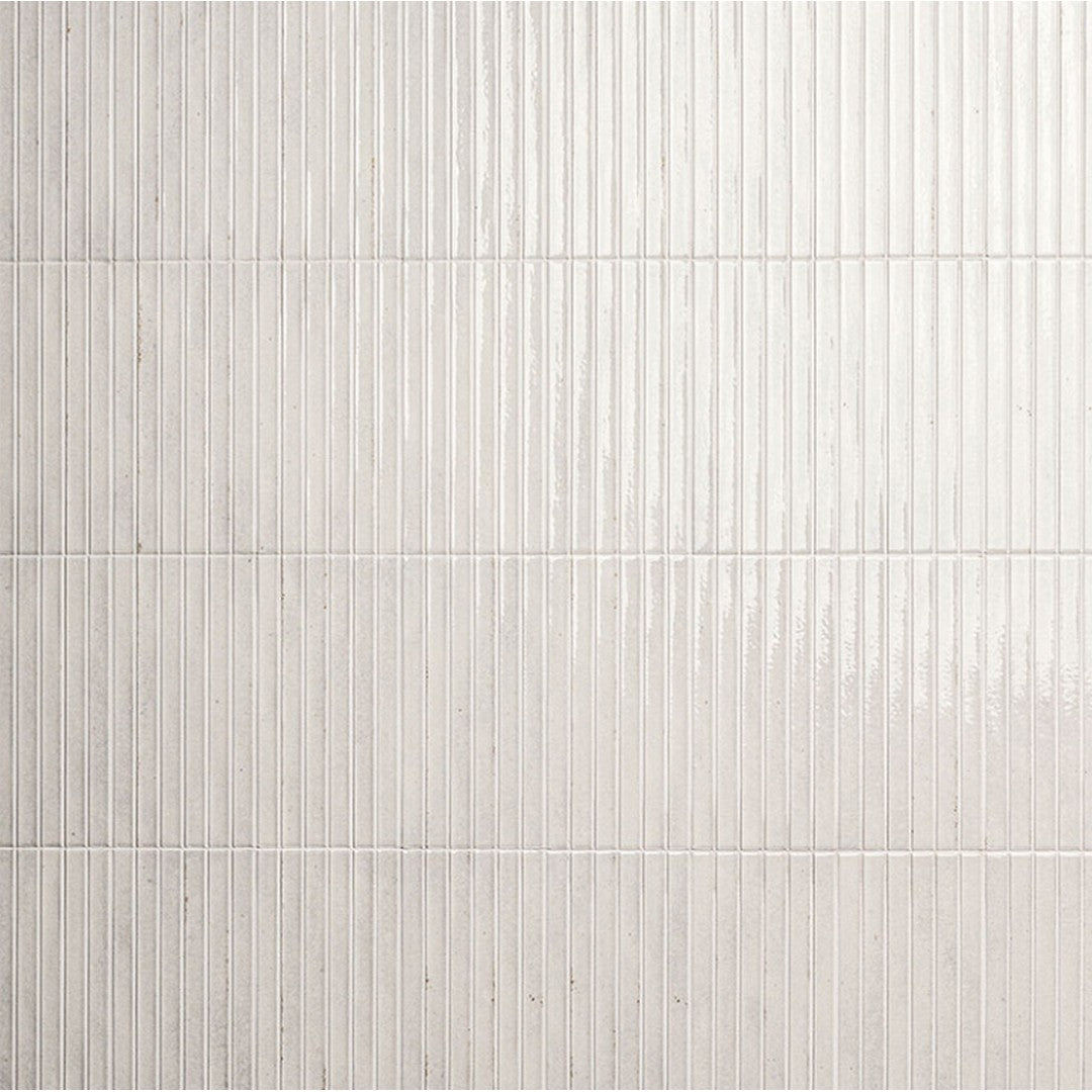 MS International 5" x 10" Gems Glossy Slat Look Fluted Porcelain Wall Tile