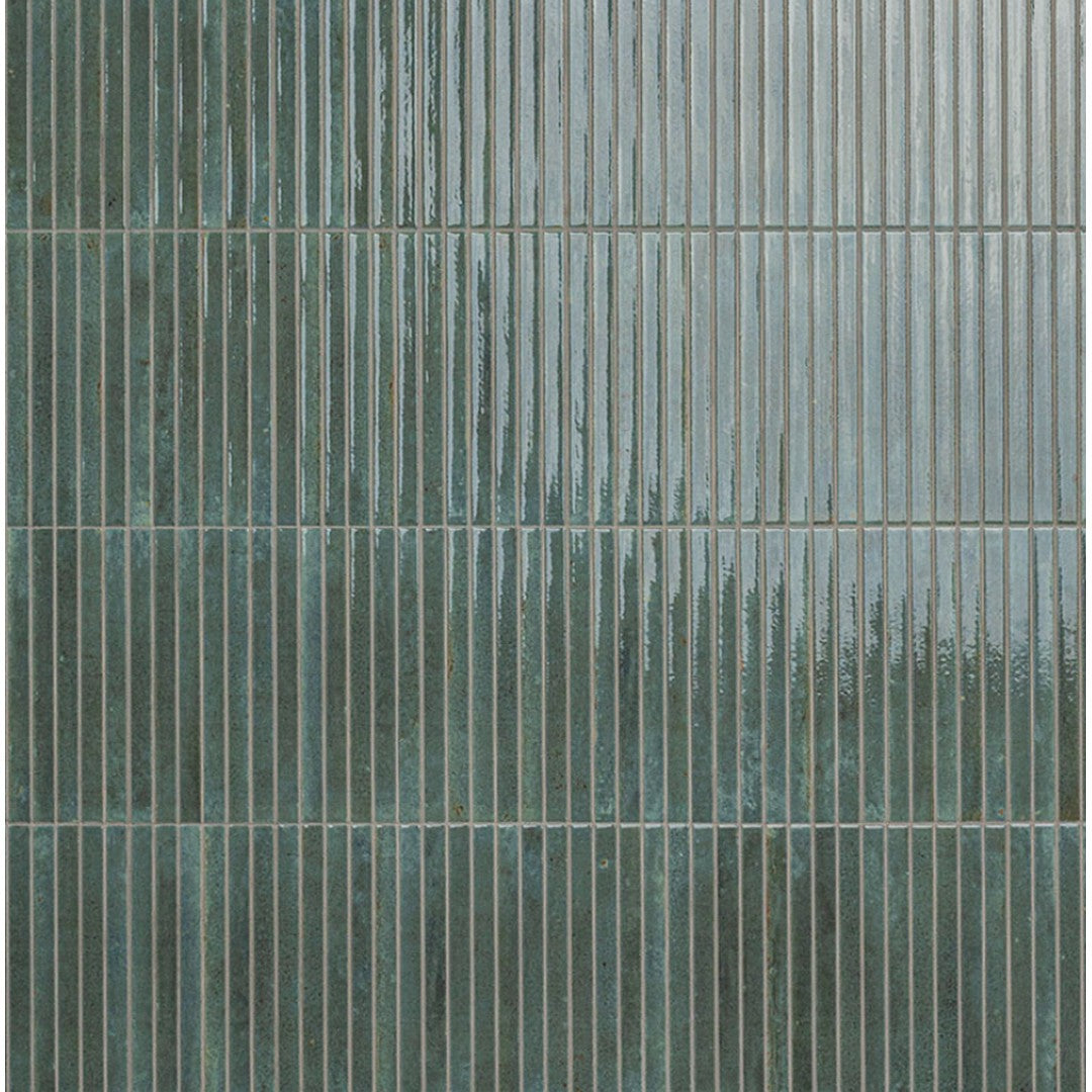 MS International 5" x 10" Gems Glossy Slat Look Fluted Porcelain Wall Tile