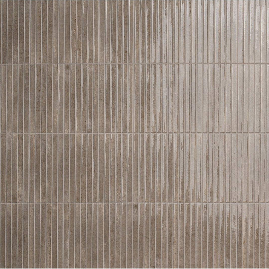 MS International 5" x 10" Gems Glossy Slat Look Fluted Porcelain Wall Tile
