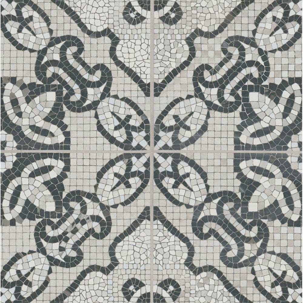 MS International 8" x 8" Trastevere Matte Encaustic Look Porcelain Tile