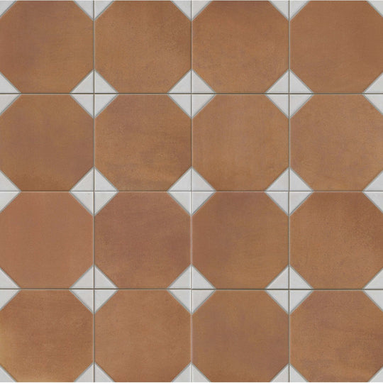 MS International 13" x 13" Via Bianchi Cotto Matte Porcelain Tile