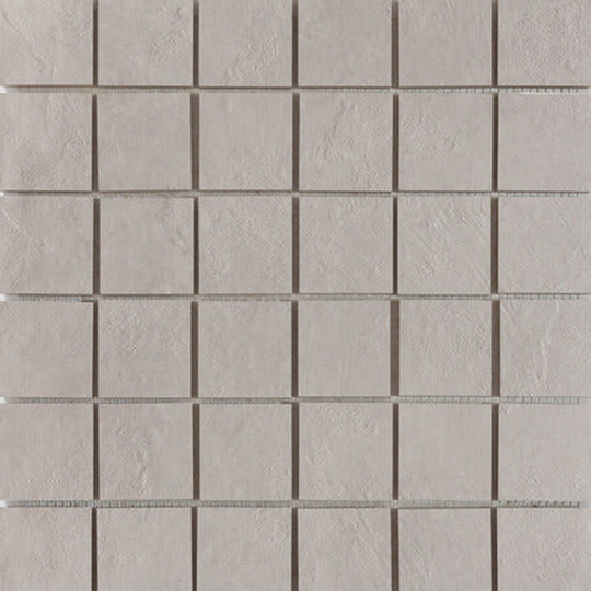 Happy Floors 12" x 12" Newton Interlocking Natural Porcelain 2" Mosaic