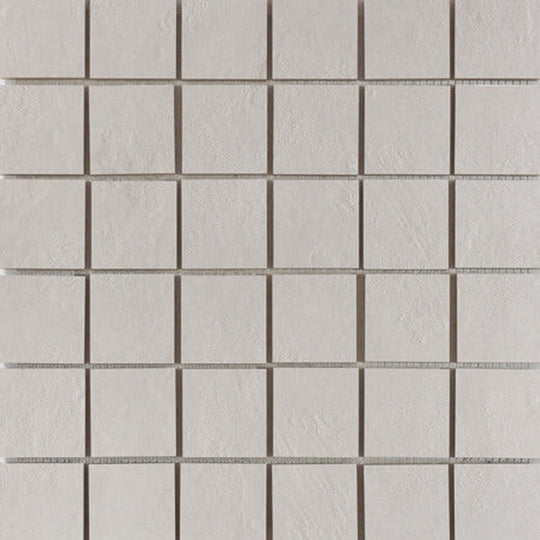 Happy Floors 12" x 12" Newton Interlocking Natural Porcelain 2" Mosaic