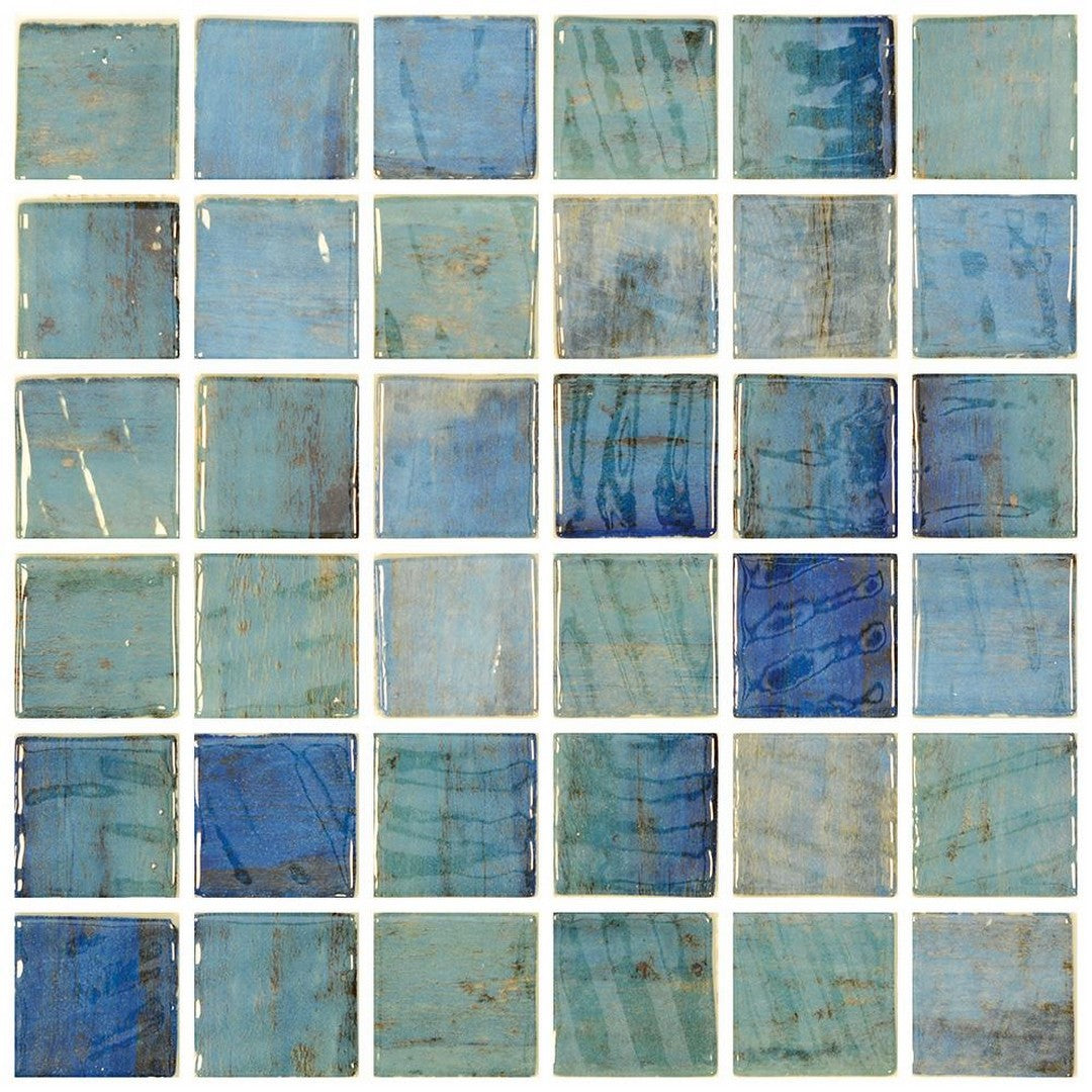 Tesoro 12.25" x 12.25" Vanguard Glass 2" Mosaic