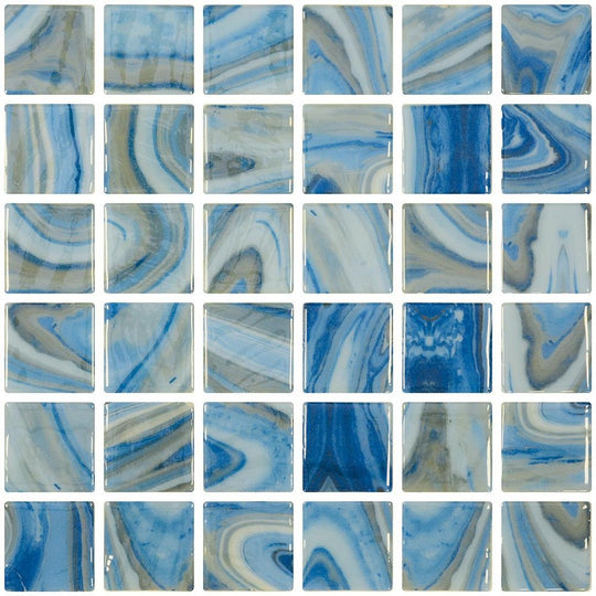Tesoro 12.25" x 12.25" Vanguard Glass 2" Mosaic