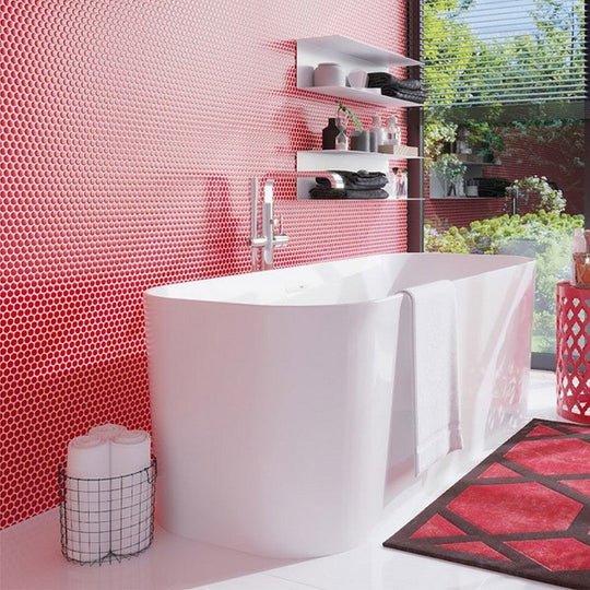 MiR-Orbit-12-x-12-Glossy-Porcelain-Mosaic-1-Red-Star