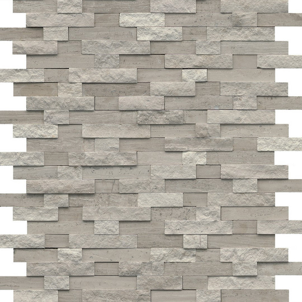 Emser Feature 12" x 18" Textured Marble Mosaic