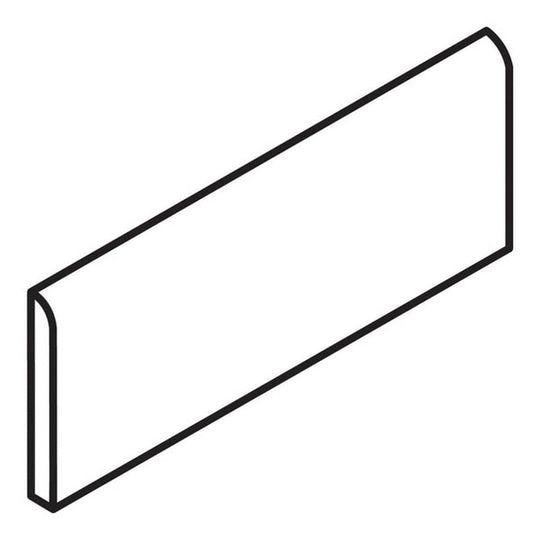 Bedrosians Bluerun 3" x 24" Matte Porcelain Bullnose