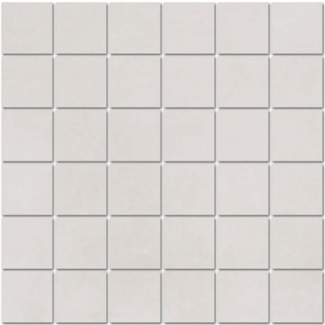 Tesoro 12" x 12" Fusion Fabric Pressed Matte Porcelain 2" Mosaic