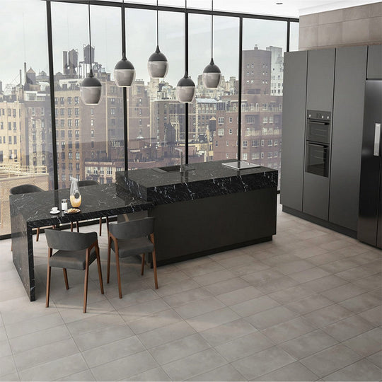 Tesoro-12-x-24-Fusion-Fabric-Pressed-Matte-Porcelain-Tile-Graphite