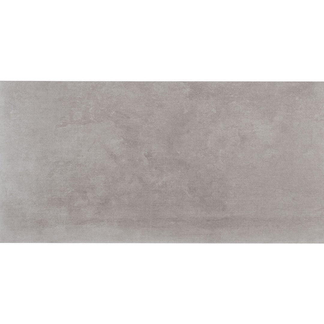 Tesoro 12" x 24" Fusion Fabric Pressed Matte Porcelain Tile