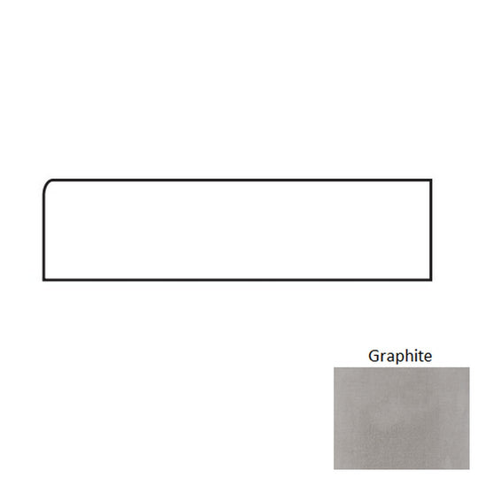 Tesoro 3" x 24" Fusion Fabric Matte Porcelain Bullnose