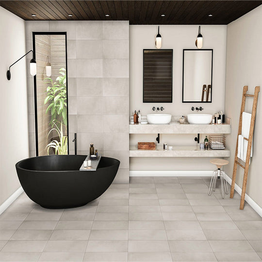 Tesoro-12-x-24-Fusion-Fabric-Pressed-Matte-Porcelain-Tile-Greige